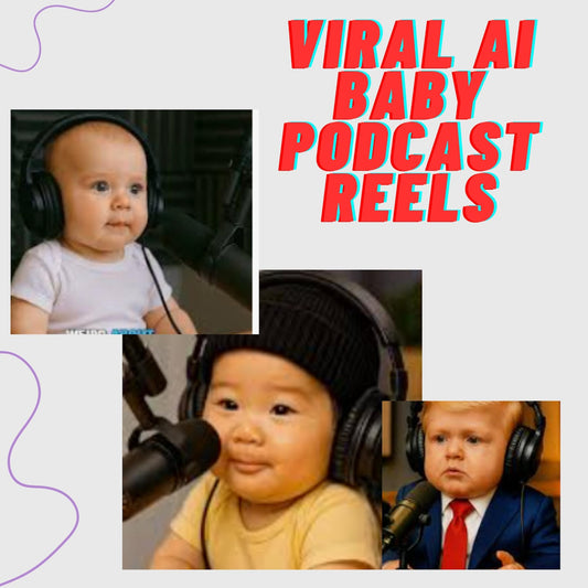 Viral AI Baby Podcast Reels Bundle – Funny, Motivational Videos for YouTube Shorts & Instagram Reels | Viral Automation Content Pack