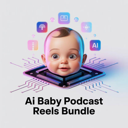 Viral AI Baby Podcast Reels Bundle – Funny, Motivational Videos for YouTube Shorts & Instagram Reels | Viral Automation Content Pack
