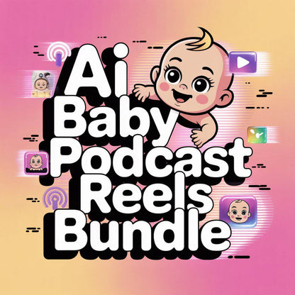 Viral AI Baby Podcast Reels Bundle – Funny, Motivational Videos for YouTube Shorts & Instagram Reels | Viral Automation Content Pack