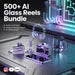 500+ Viral AI Glass ASMR Reels Bundle | reels video pack for Tiktok | Instagram template reels | Instagram Reels Set | Viral tiktok |