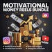 1000+ Motivational Money Reels with Quotes,Inspirational Faceless Videos with Text Overlay,Viral DFY Content, TikTok, Shorts|PLR & MRR Ready